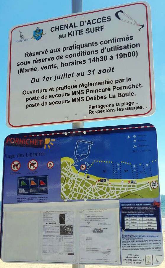 Réglementation 2020 du Chenal Kite La Baule Pornichet 
