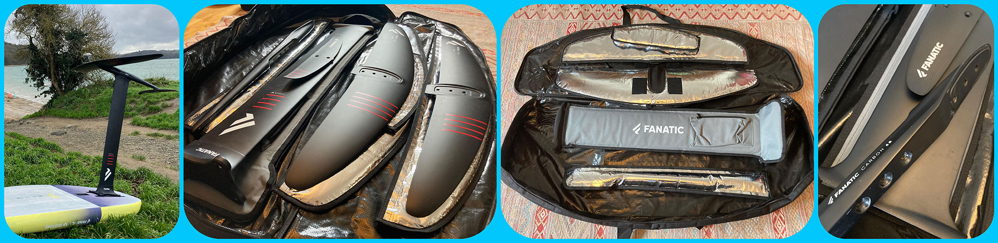 Test Foil Fanatic Aero 800 et 1000 - Mat Carbon 82cm - Fuselage Carbon 68cm