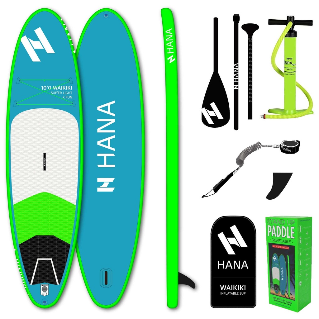 [ZG-PGL-4508] Pack 10’ HANA SUP’AIR WAIKIKI LIGHT 10’0 x 31’’ x 5’’ x 240L