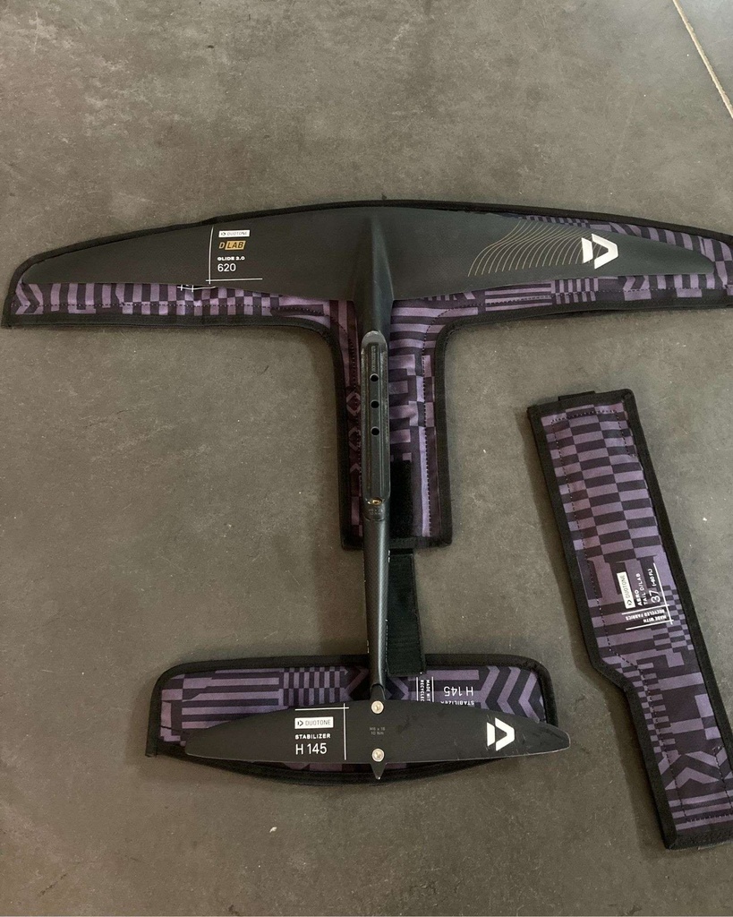 [ZG-PGL-7172] OCCASION DUOTONE WING SET GLIDE 2.0 D/LAB  620/H145 + AERO TAIL D/LAB 37