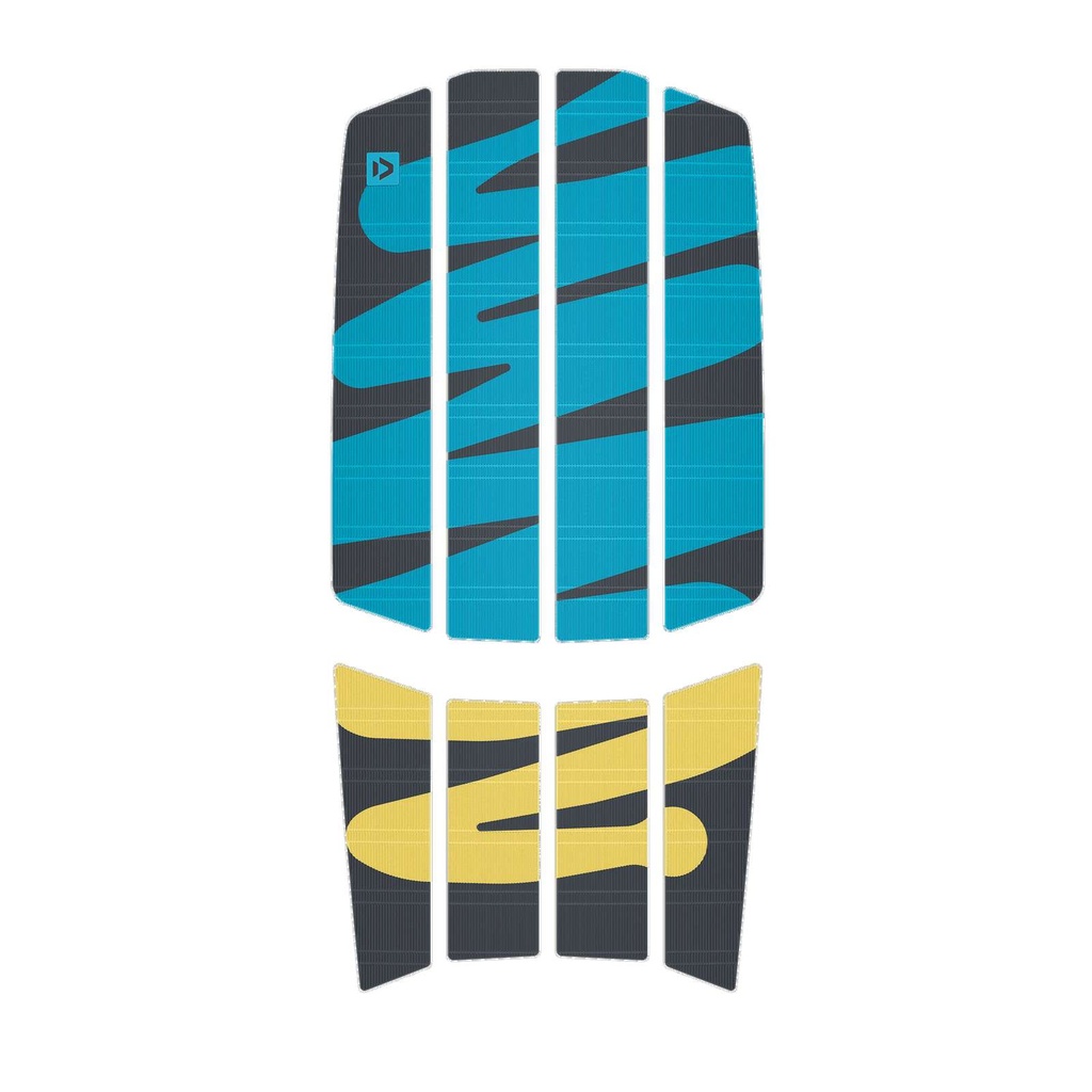 [ZG-PGL-7240] DUOTONE TRACTION PAD TEAM FRONT - Dark Grey/Blue