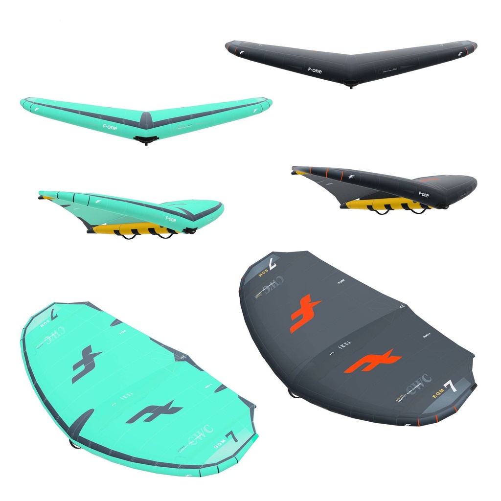 F-ONE STRIKE CWC ALUULA V4 2024 (7m², Verde, Rigidi)